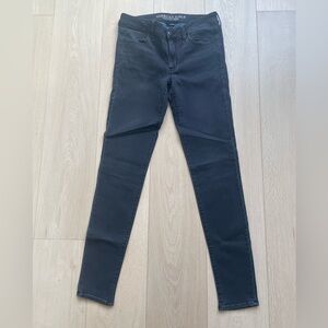 COMFY😎 Women's Black/Dark Grey Jeggings. Size 8 Extra Long